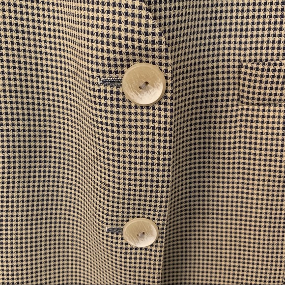 Vintage Italian Shawl Collar Tweed Blazer Size 10 - Picture 7 of 14